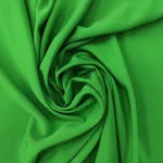 Tejido liso en crespon verde andalucia.
