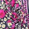 Tela gasa estampada margarita